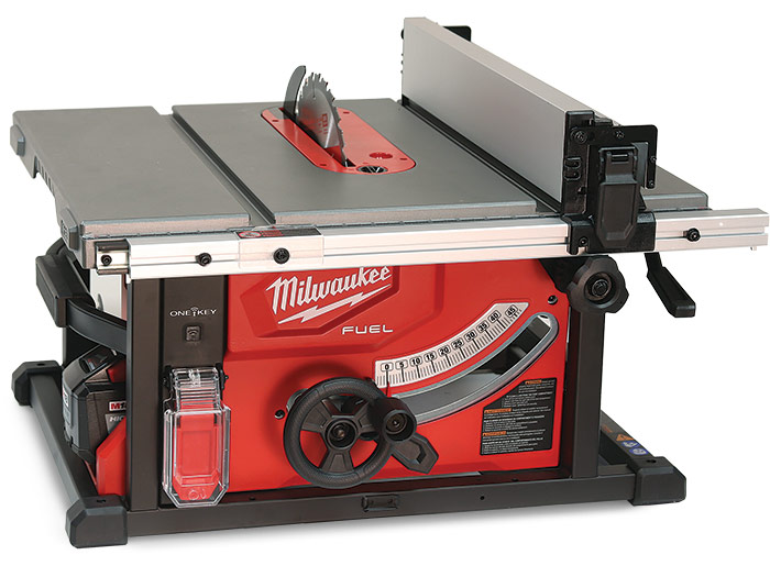 Battery operated on sale table saw