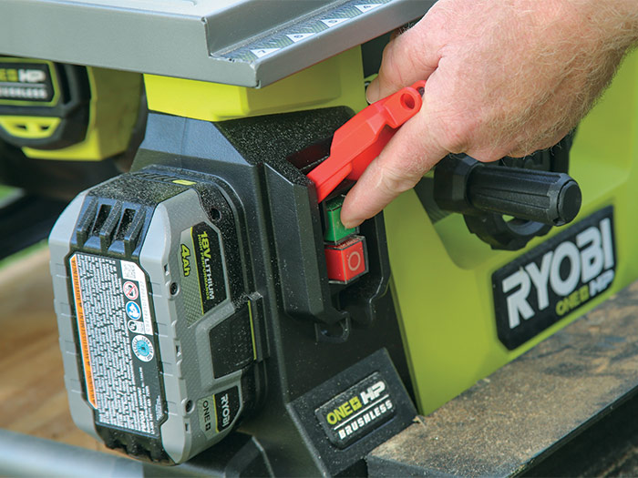 Ryobi battery powered online table saw