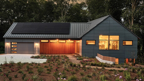 Passive House with traditional style