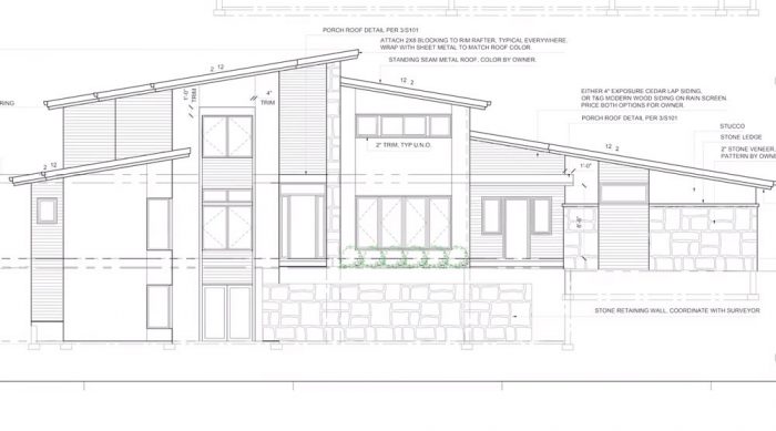 FHB House Kansas elevations