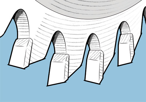 An alternate top bevel (ATB) tooth pattern reduces chipping and tearout. 