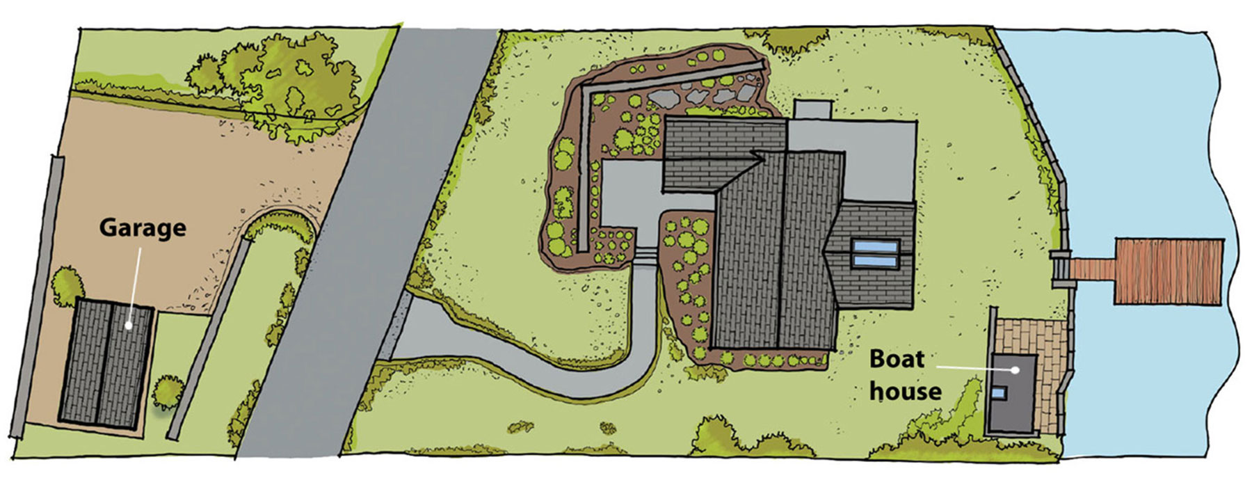 zoomed out site plan drawing