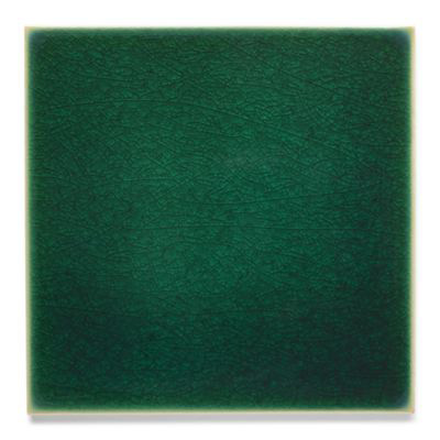Square emerald green tile