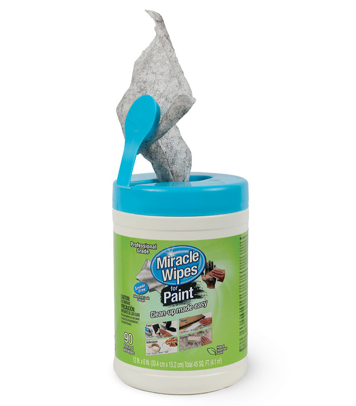 Miracle Wipes For Paint Clean Up Made Easy Profesional Grade Count