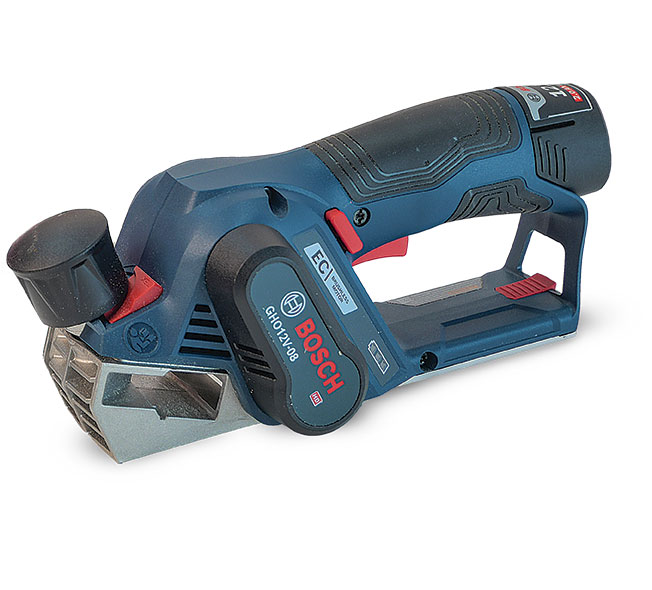 Product image of the Bosch 12v cordless planer