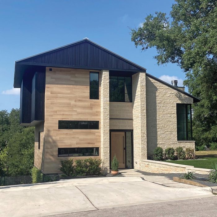 Photo of a home designed and built by Dana Copp that is made of noncombustible materials.