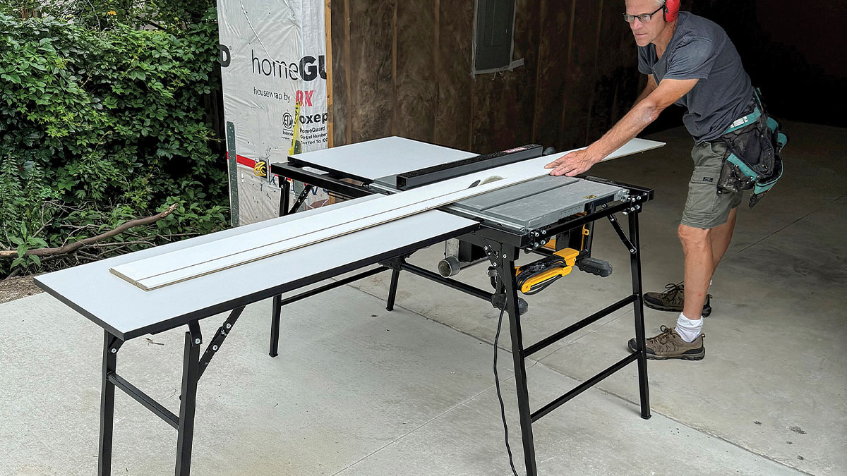 A Portable Tablesaw Stand That Doesn t Require Fasteners Fine Homebuilding