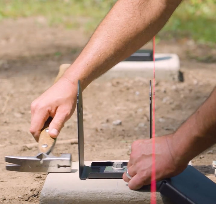 How to Lay Out Post Bases for a Pergola - Fine Homebuilding