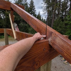 Fastening patio timber rafters to eave beam - Fine Homebuilding